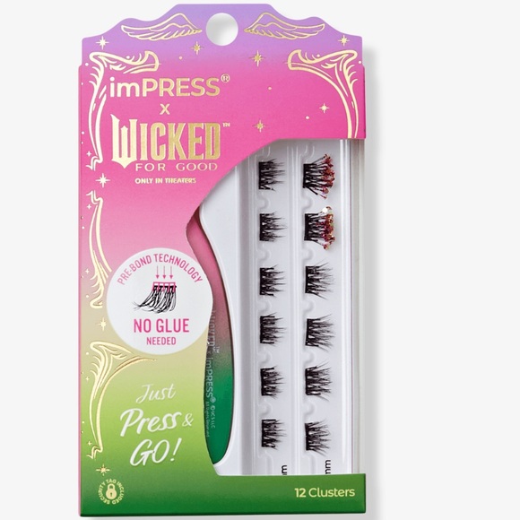 4 Sets imPRESS Wicked Press On Lashes Clusters New - Picture 14 of 16